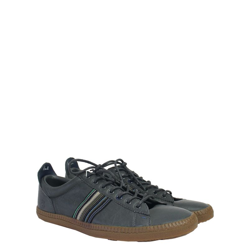 Tenis-Paul-Smith-Couro-Cinza