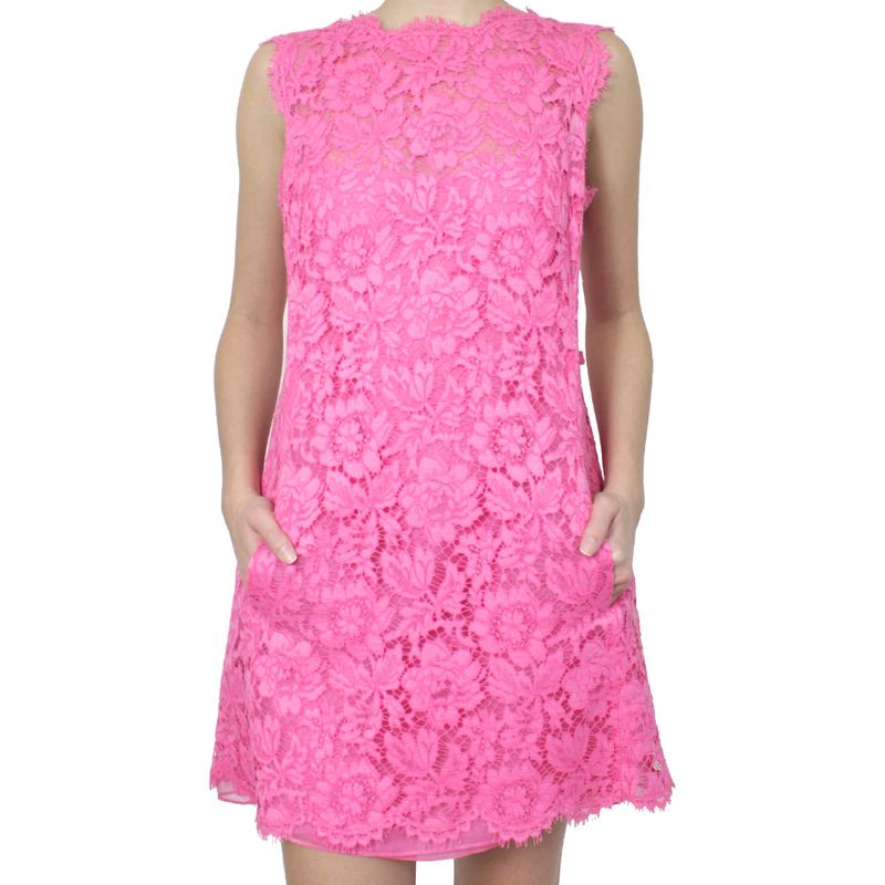 Vestido-Valentino-Renda-Rosa