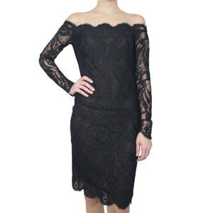 Vestido Emilio Pucci Renda Preto