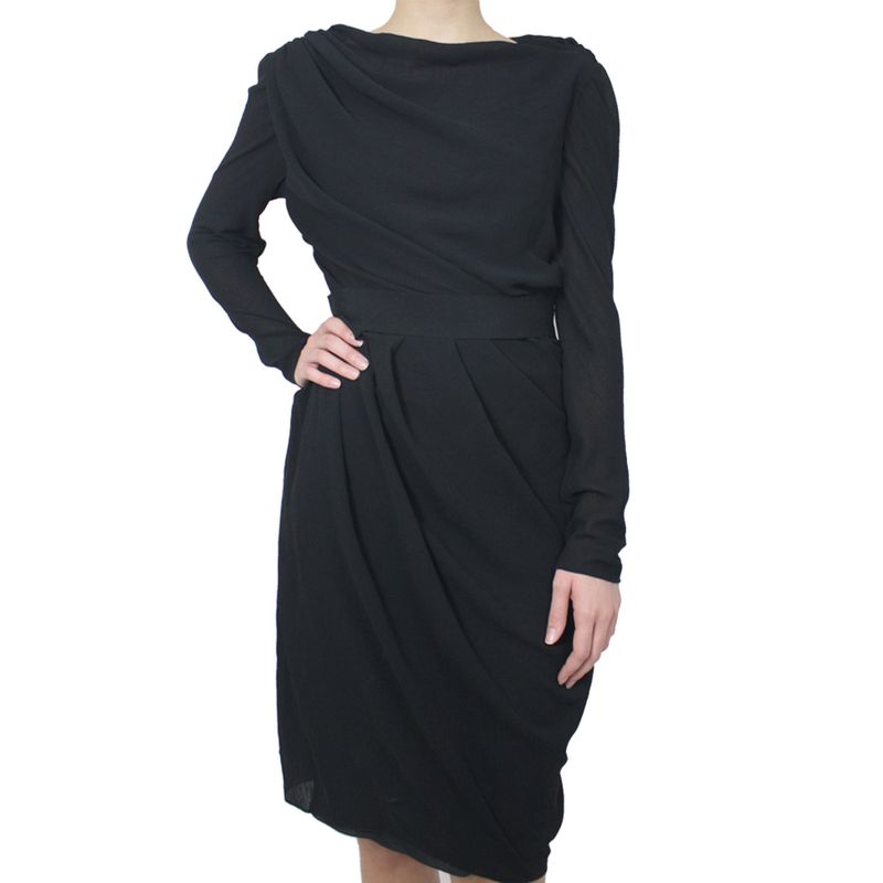 Vestido-Barbara-Bela-Mangas-Preto