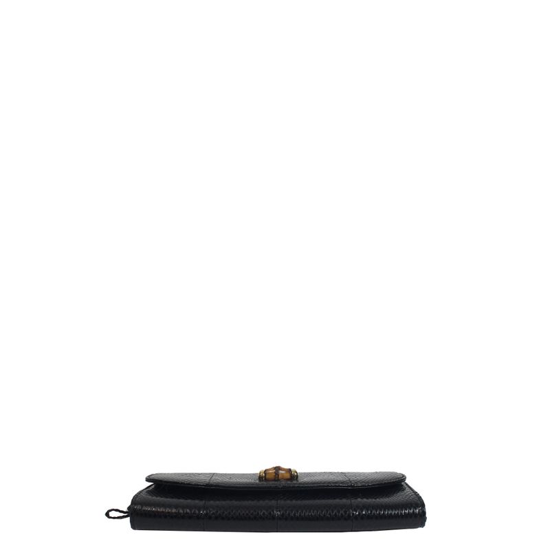 ClutchCarteira-Gucci-Python-Preto