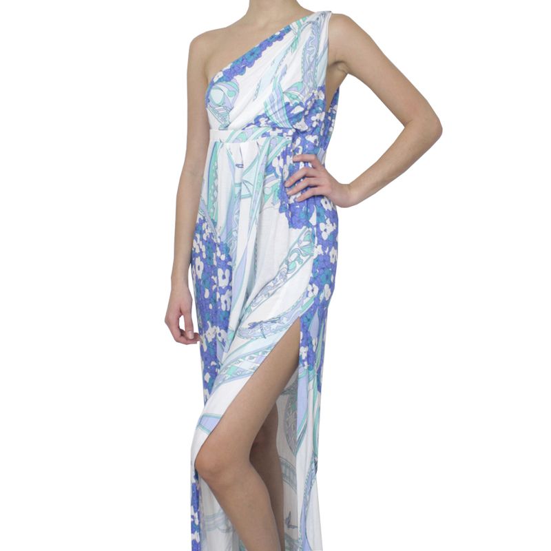 Vestido-Emilio-Pucci-Azul-Longo
