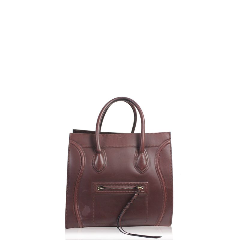 Bolsa-Celine-Luggage-Vinho
