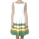 Vestido-Prada-Branco-com-Brocado-
