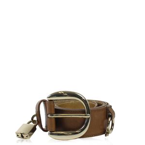 Cinto D&G Couro Dourado