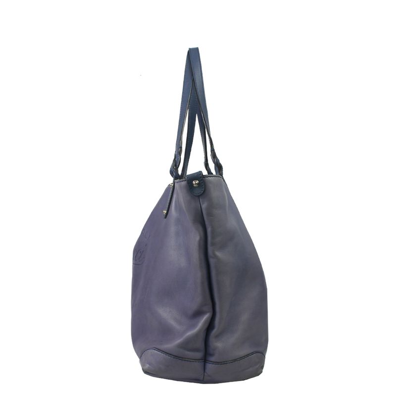 Bolsa-Gucci-Tote-Couro-Azul
