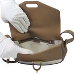 Bolsa-Gucci-Lona-e-Couro-Marrom