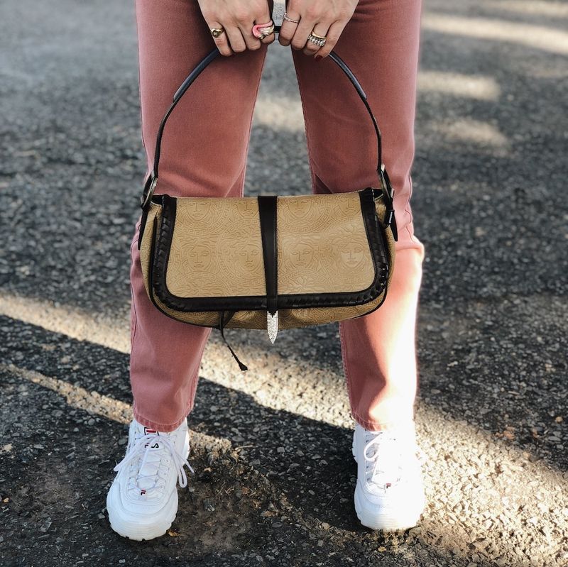 Bolsa-Versace-Couro-Caramelo