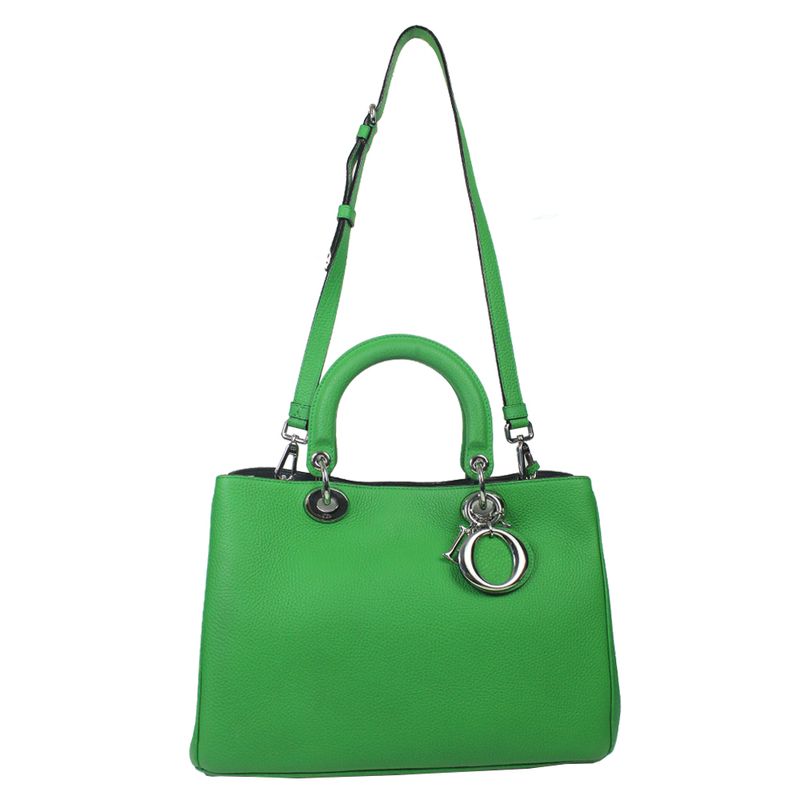 Bolsa-Christian-Dior-Diorissimo-Couro-Verde
