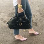 Bolsa-Christian-Dior-Saddle-Ostrich