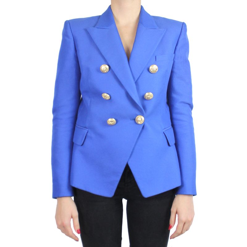 Blazer-Balmain-Azul