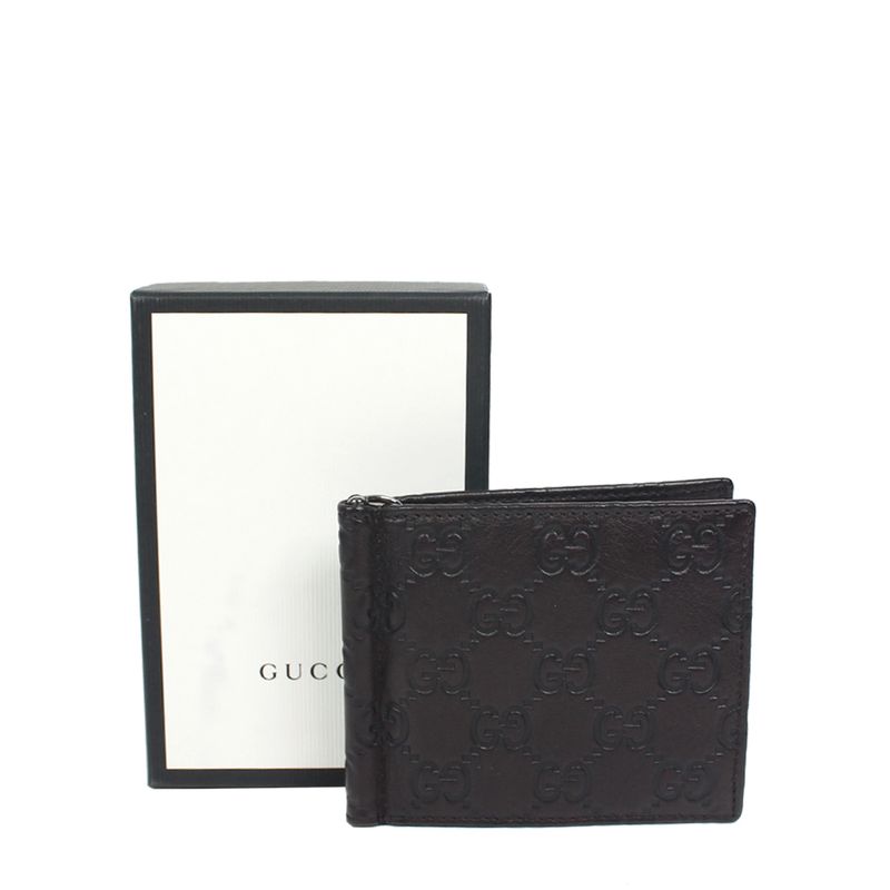 Carteira-Gucci-Guccissima-Couro