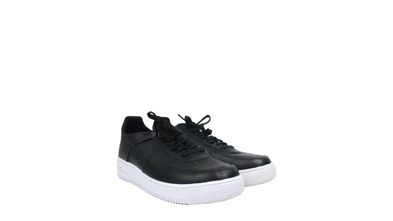 Tenis nike best sale preto couro