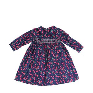Vestido Question Everything Cerejas Azul