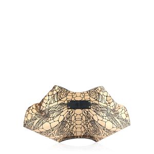 Clutch Alexander McQueen De Manta Nude