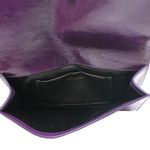 Clutch-Saint-Laurent-Belle-de-Jour-Verniz-Roxo