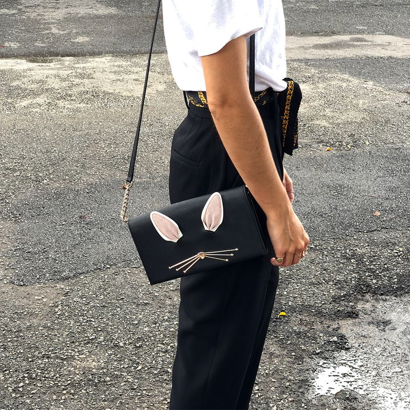 Bolsa-Kate-Spade-Rabbit-Couro-Preto