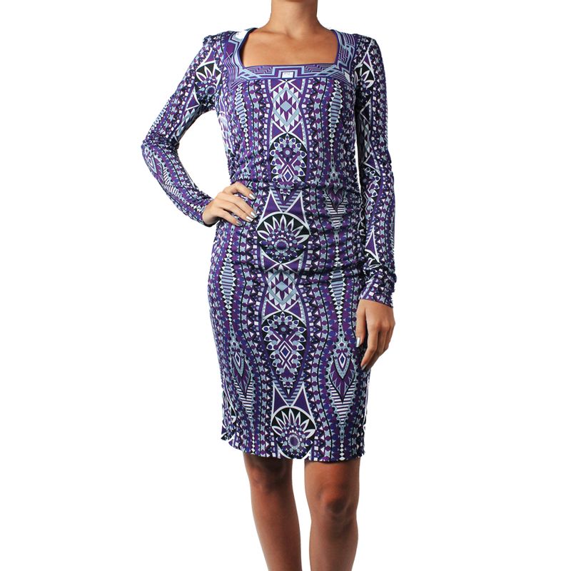 Vestido-Emilio-Pucci-Roxo-Mangas
