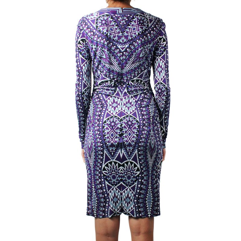 Vestido-Emilio-Pucci-Roxo-Mangas