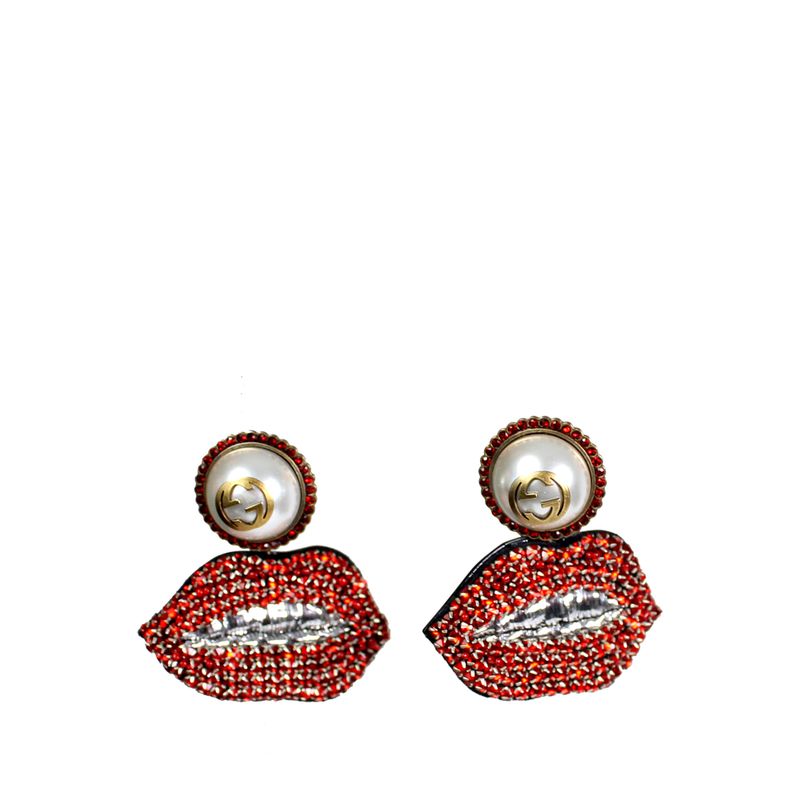 Brincos-Gucci-Womans-Natural-Cristal-Mouth