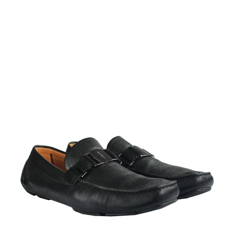 Mocassim-Salvatore-Ferragamo-Couro-Preto