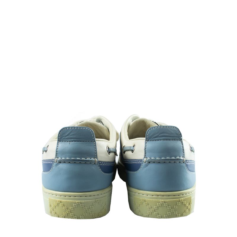 Tenis-Gucci-Couro-Branco-Azul