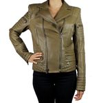 Jaqueta-Balmain-Couro-Verde-Musgo