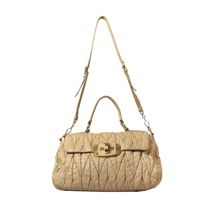 Bolsa-Miu-Miu-Matelasse-Couro-Cru