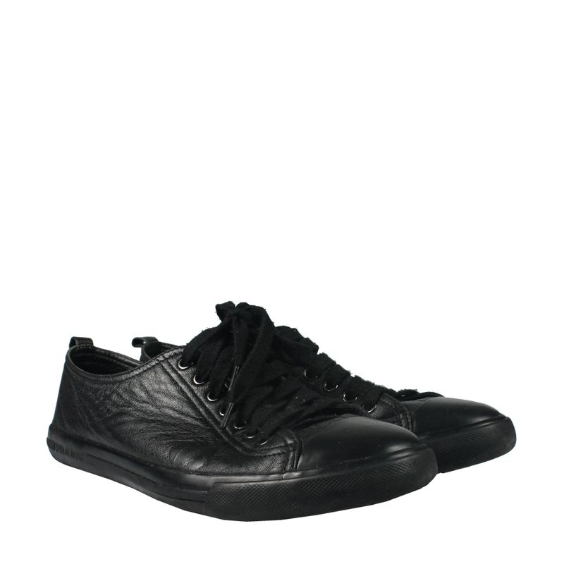 Tenis-Prada-Couro-Preto