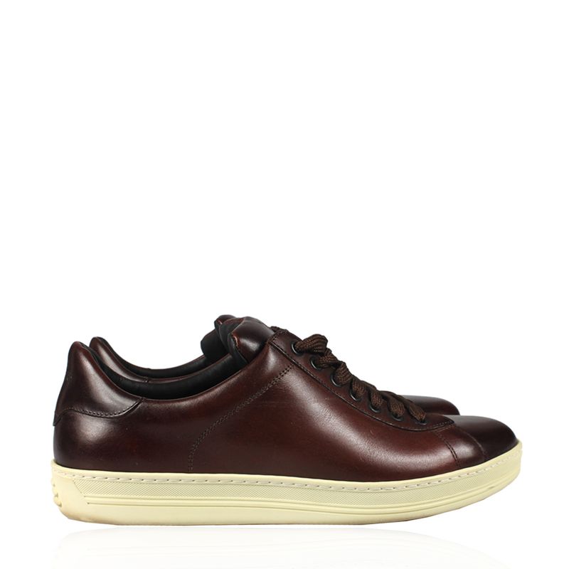 Tenis-Tom-Ford-Couro-Marrom
