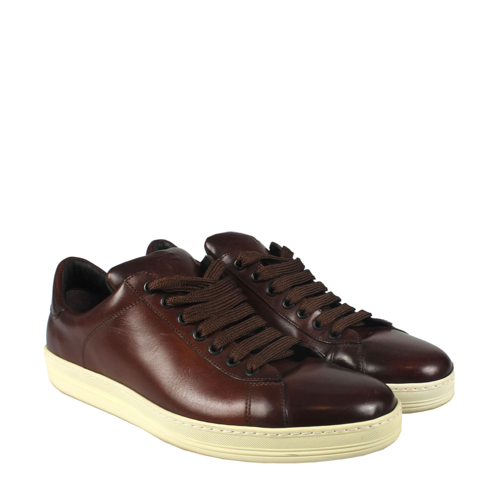 Tenis Tom Ford Couro | Brechó de luxo - Prettynew