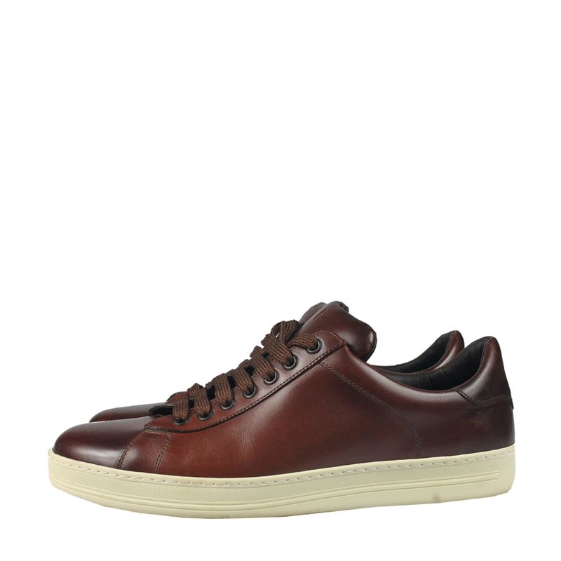 Tenis-Tom-Ford-Couro-Marrom