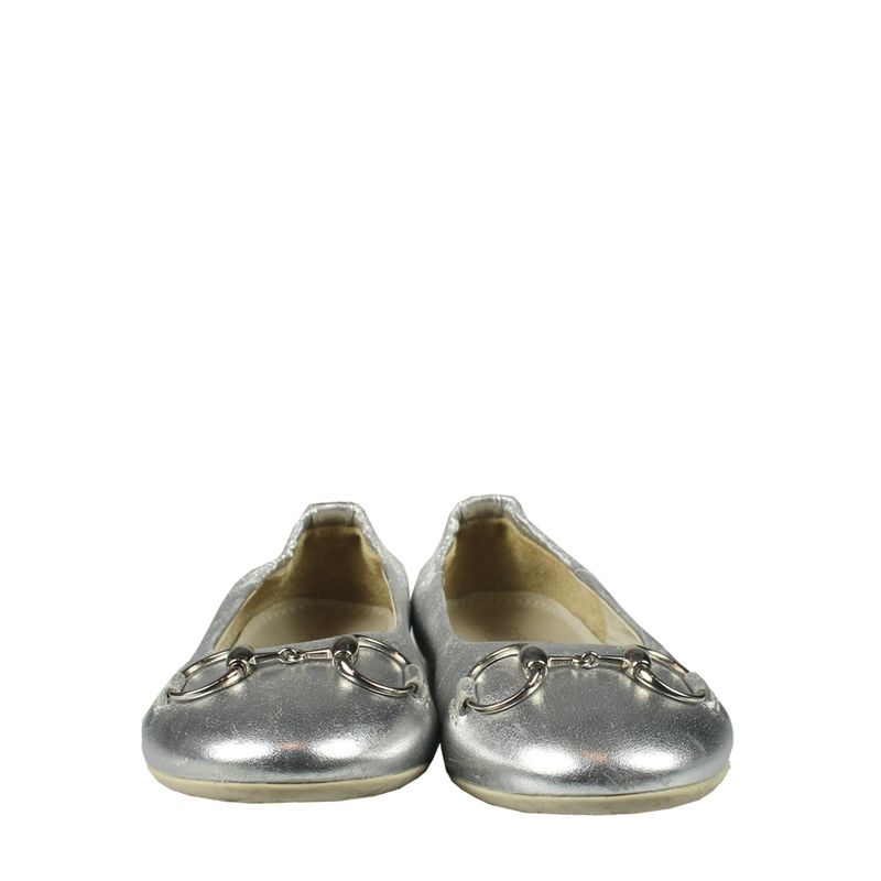 Sapatilha-Gucci-Kids-Couro-Prateado