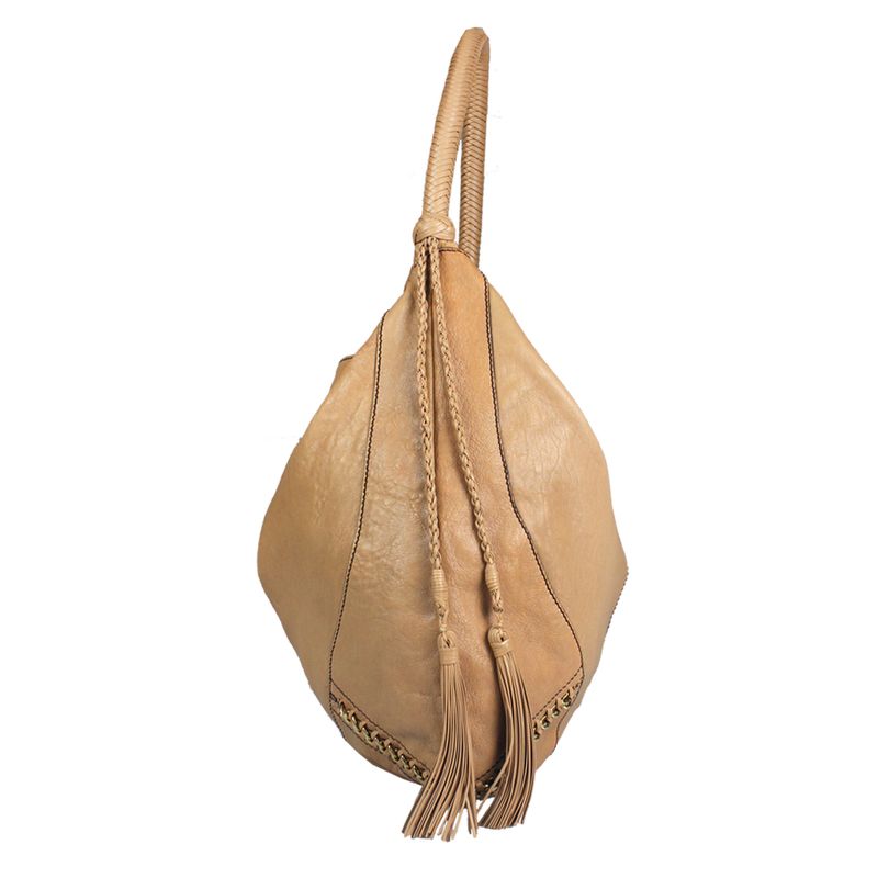Bolsa-Roberto-Cavalli-Couro-Caramelo