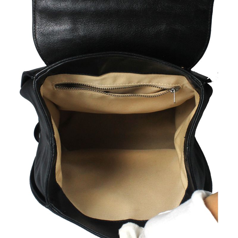 Mochila-Okhtein-Couro-Preto