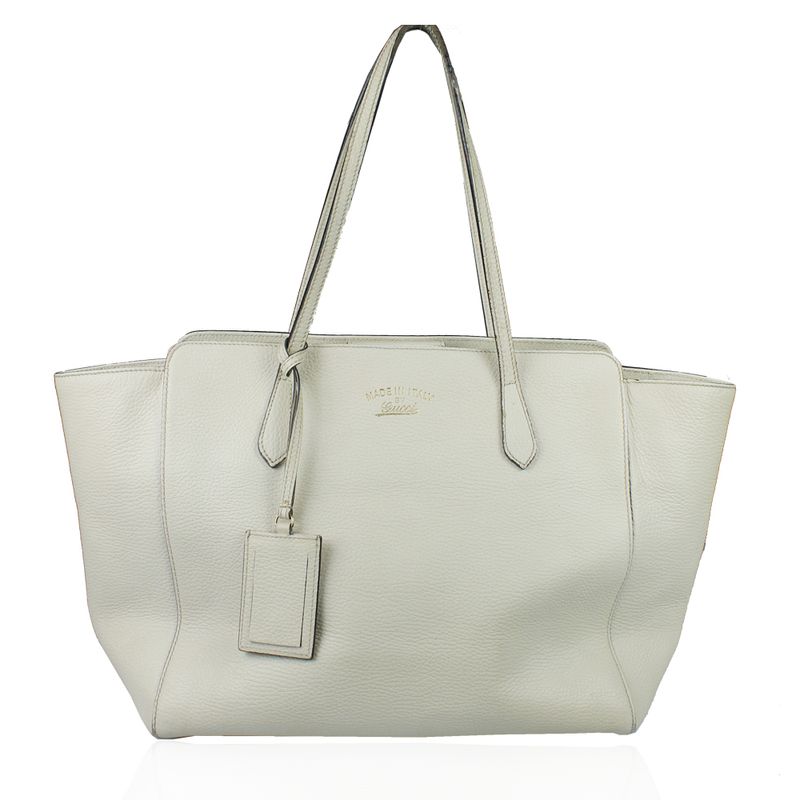 Bolsa-Gucci-Swing-Dollar-Couro-Branco