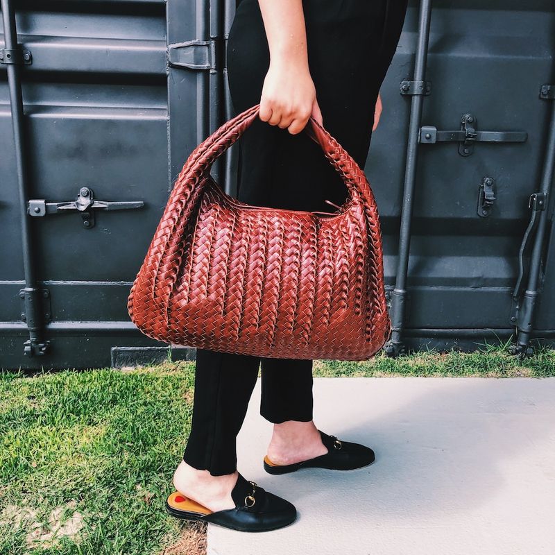 Bolsa-Bottega-Veneta-Intrecciato-Marrom