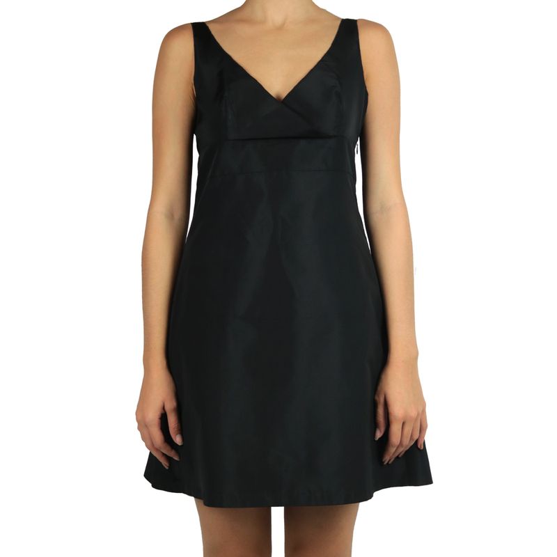 Vestido-Prada-Crepe-de-Seda-Preto