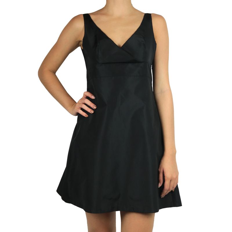 Vestido-Prada-Crepe-de-Seda-Preto