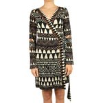 Vestido-Wrap-Dress-Diane-Von-Furstenberg-Estampado-Preto-Marrom-Off-White