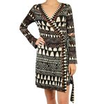 Vestido-Wrap-Dress-Diane-Von-Furstenberg-Estampado-Preto-Marrom-Off-White