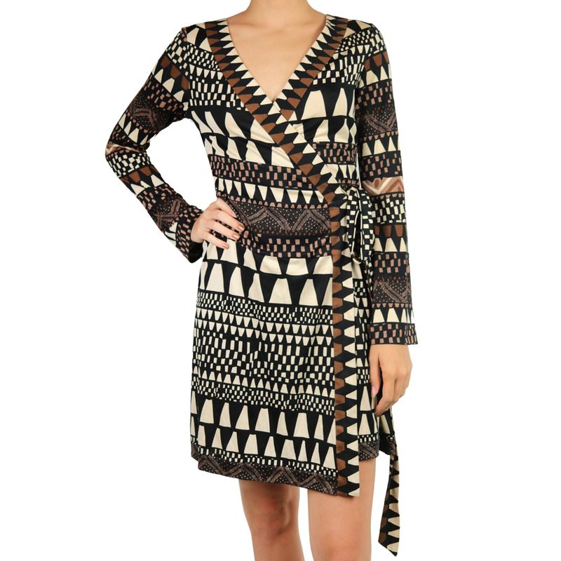 Vestido-Wrap-Dress-Diane-Von-Furstenberg-Estampado-Preto-Marrom-Off-White