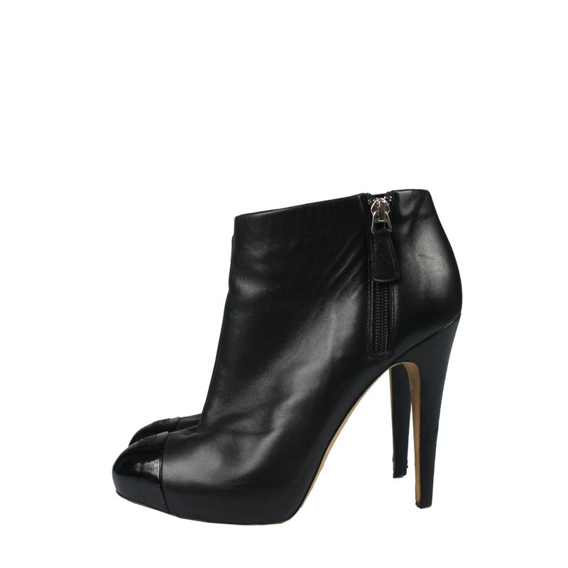 Bota-Chanel-Couro-Preto