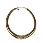 Colar-Christian-Dior-Vintage-Dourado-com-Cristal