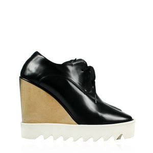 Flatform Stella McCartney Salto Alto Elyse Preto