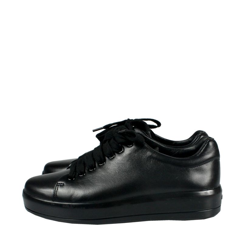 Tenis-Prada-Couro-Preto