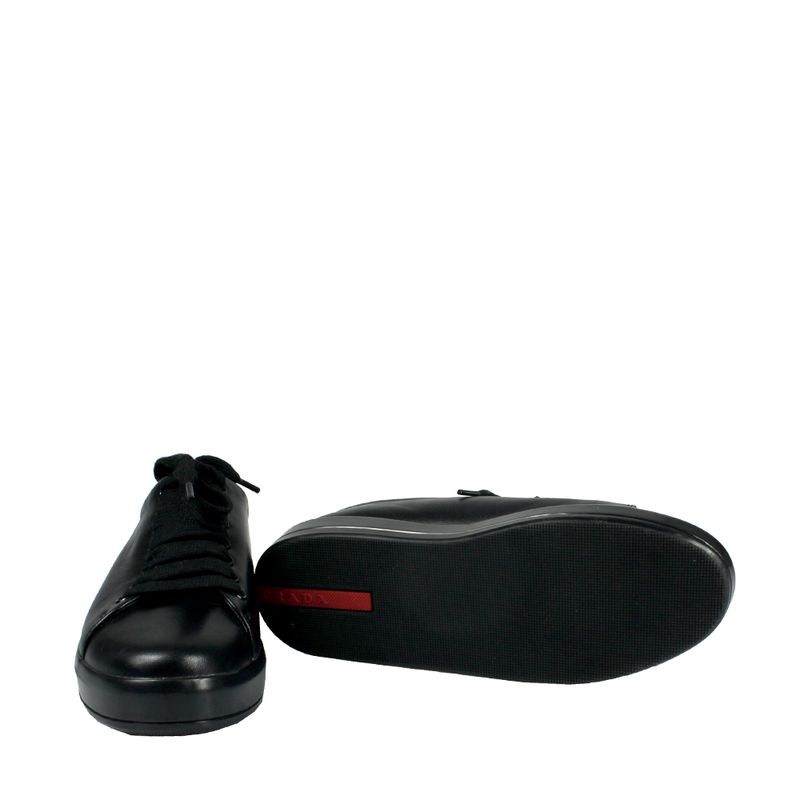 Tenis-Prada-Couro-Preto