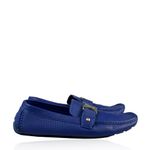 Mocassim-Louis-Vuitton-Couro-Azul-Bic-com-Inicial-LV-Azul