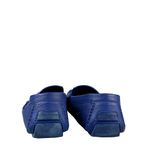 Mocassim-Louis-Vuitton-Couro-Azul-Bic-com-Inicial-LV-Azul
