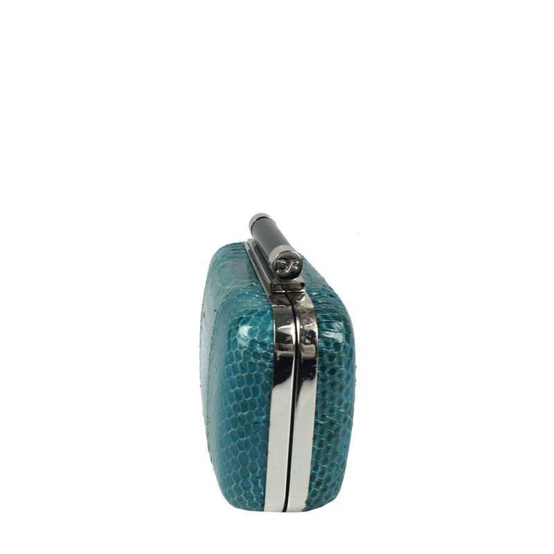 Mini-Clutch-Diane-Von-Furstenberg-Tonda-Python-Turquesa
